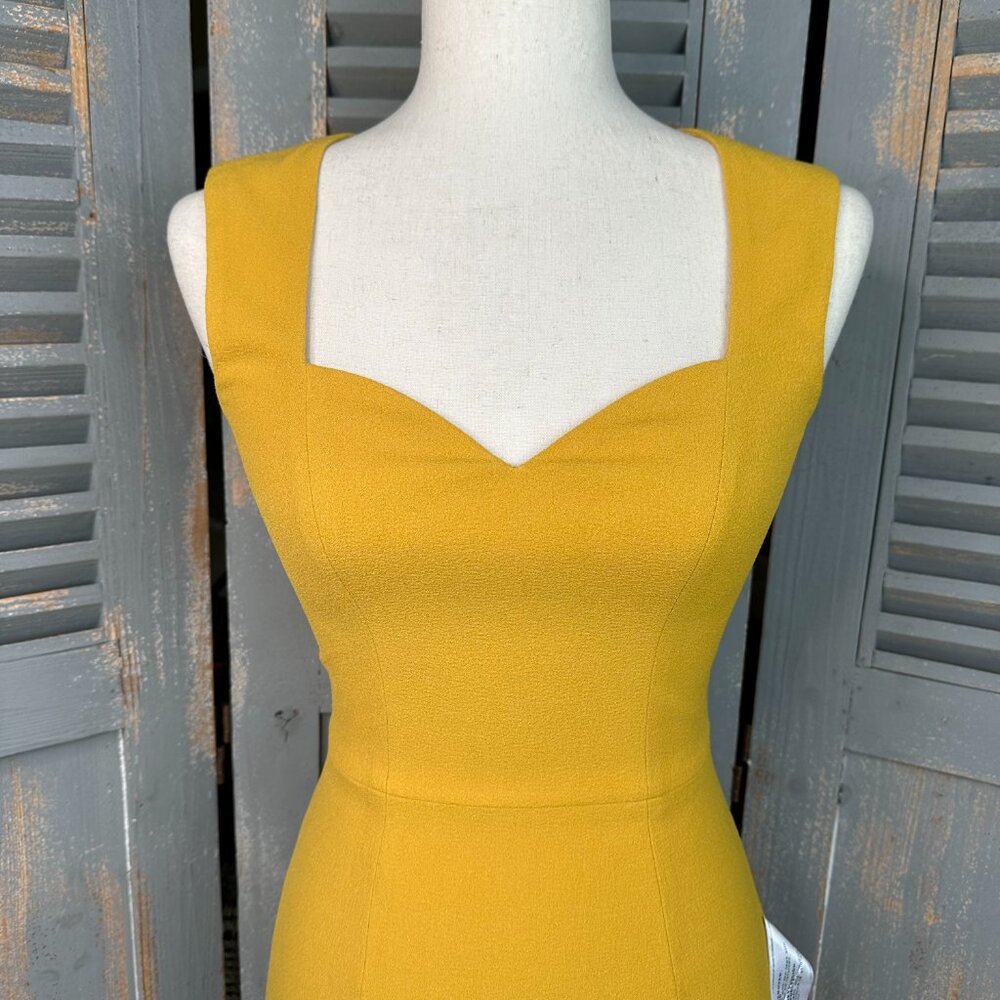 Dress The Population Elle Dress Marigold Sz XS NWT - Picture 4 of 16